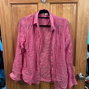 J Crew Cotton Button Up Shirt